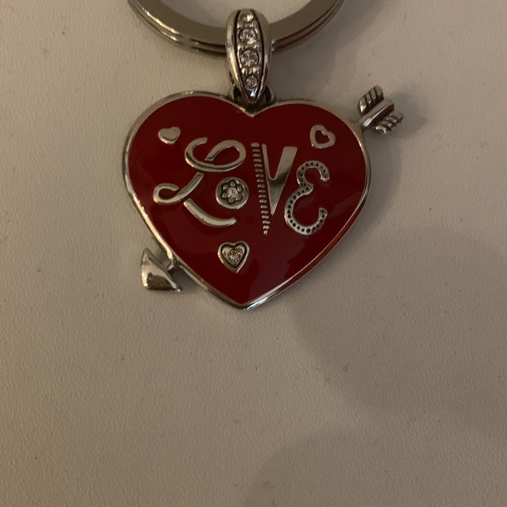 Brighton Red Heart Love Keychain-NWOT - Picture 2 of 5